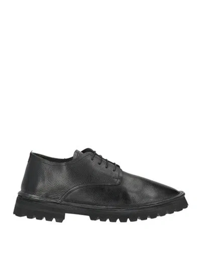Moma Man Lace-up Shoes Black Size 8 Leather