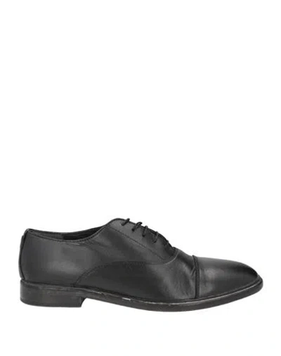 Moma Man Lace-up Shoes Black Size 9 Calfskin
