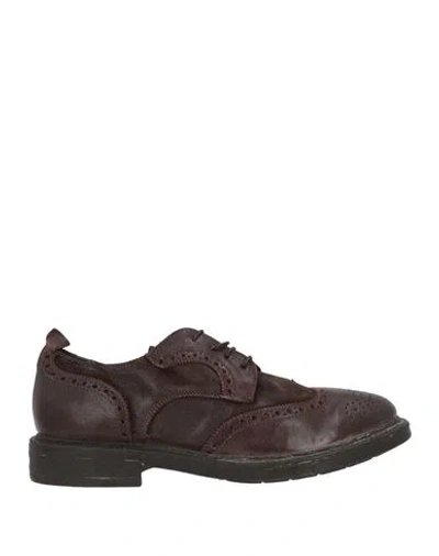 Moma Man Lace-up Shoes Chocolate Brown Size 9 Leather