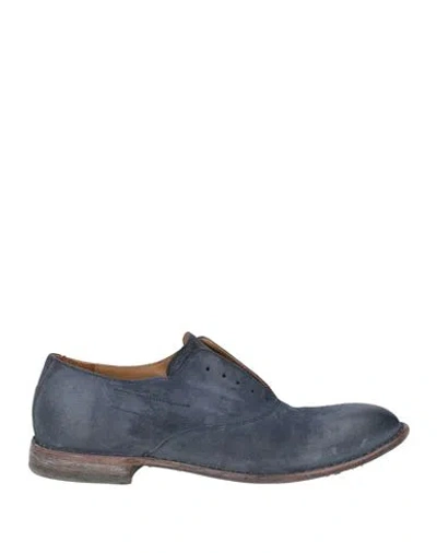 Moma Man Lace-up Shoes Pastel Blue Size 10 Leather In Gold