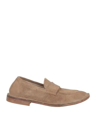 Moma Man Loafers Beige Size 9 Leather