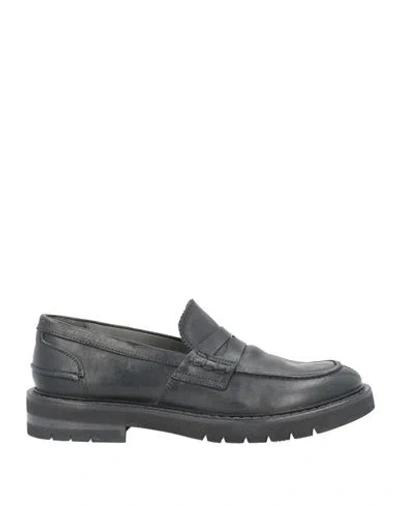 Moma Man Loafers Black Size 8 Leather