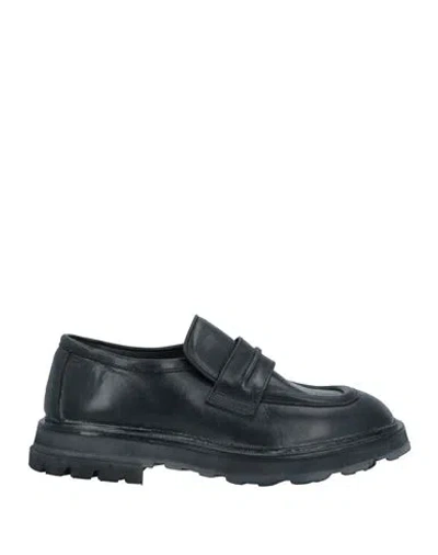Moma Man Loafers Black Size 11 Leather