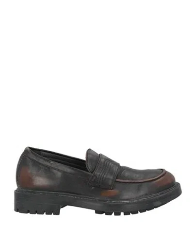 Moma Man Loafers Black Size 9 Leather