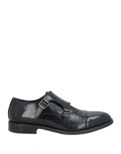 Moma Man Loafers Black Size 9 Leather