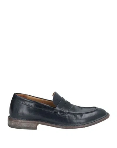 Moma Man Loafers Blue Size 9 Leather
