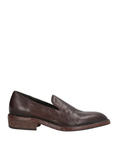 Moma Man Loafers Dark Brown Size 9 Calfskin