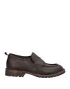 Moma Man Loafers Dark Brown Size 9 Calfskin In Multi