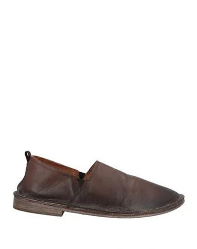Moma Man Loafers Dark Brown Size 9 Calfskin
