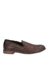 Moma Man Loafers Dark Brown Size 9 Leather