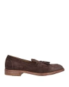 Moma Man Loafers Dark Brown Size 9 Leather In Brown