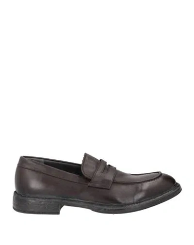Moma Man Loafers Dark Brown Size 9.5 Calfskin
