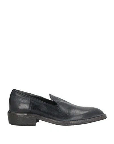 Moma Man Loafers Midnight Blue Size 9 Calfskin