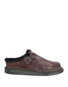 Moma Man Mules & Clogs Dark Brown Size 9 Shearling In Brown