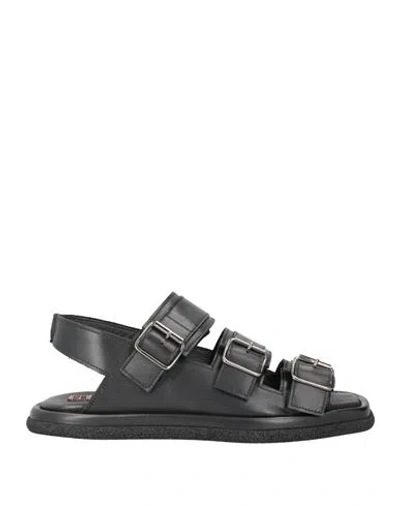 Moma Man Sandals Black Size 9 Calfskin