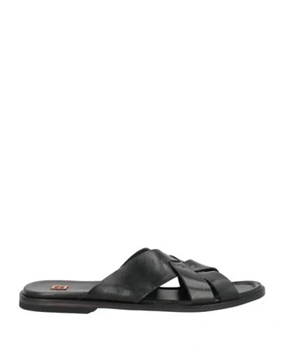 Moma Man Sandals Black Size 9 Calfskin