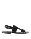 Moma Man Sandals Black Size 9 Cowhide