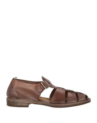 Moma Man Sandals Chocolate Brown Size 9 Leather