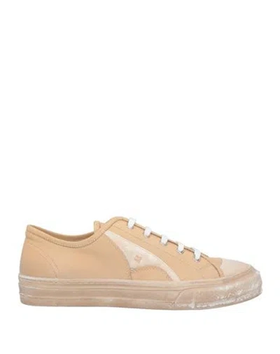 Moma Man Sneakers Beige Size 8 Leather