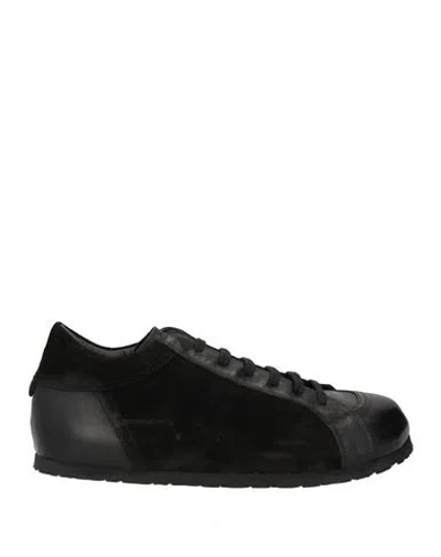 Moma Man Sneakers Black Size 8 Leather