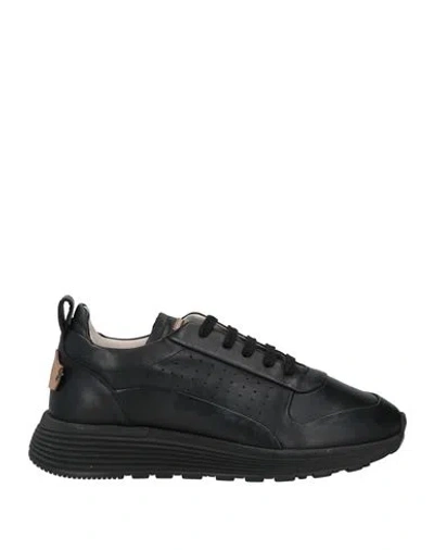 Moma Man Sneakers Black Size 9 Leather
