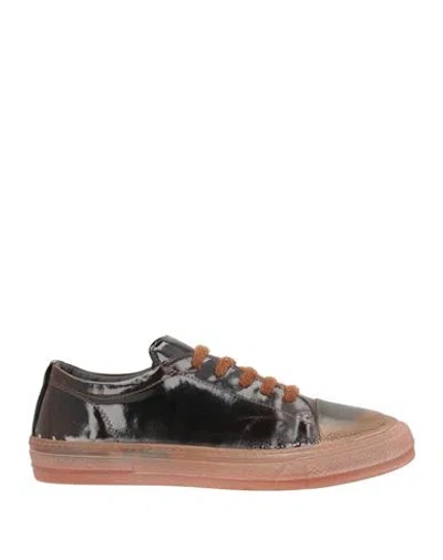 Moma Man Sneakers Black Size 9 Leather