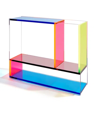 Moma Neon Mondri Vase In Multi