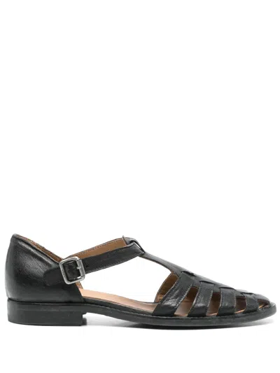 Moma Nottingham Sandals In Black