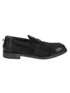Moma Suede Loafers In Animal Print