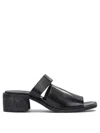 Moma Open-toe Calf Leather Sandals In Black