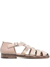 Moma Woman Sandals Taupe Size 8 Leather In Neutral