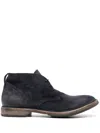 Moma Polacco Suede Boots In Abisso