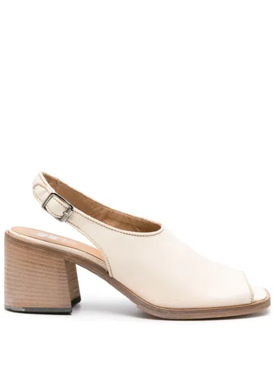 MOMA SQUARE-TOE SLINGBACK SANDALS