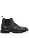 Moma Suede Chelsea Boots In Grey
