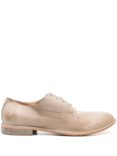Moma Suede Derby Shoes In 中性色