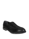 Moma Suede Loafers In Animal Print