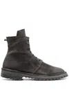 Moma Tronchetto Suede Ankle Boots In Grey