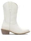 Moma Leather Ankle Boots In White