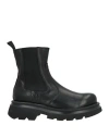 Moma Woman Ankle Boots Black Size 11 Leather