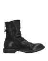 Moma Woman Ankle Boots Black Size 8 Leather In Black