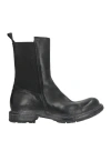 Moma Woman Ankle Boots Black Size 6 Leather, Technical Fibers