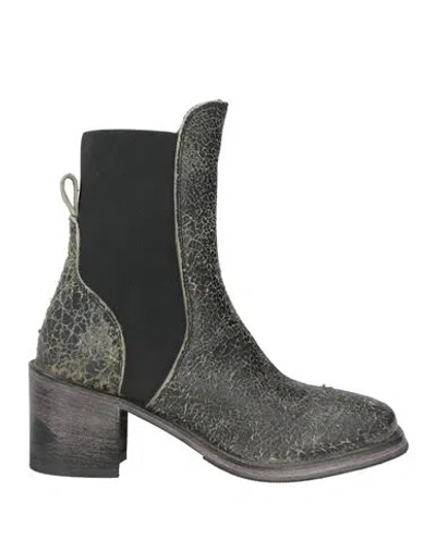 Moma Woman Ankle Boots Black Size 11 Soft Leather