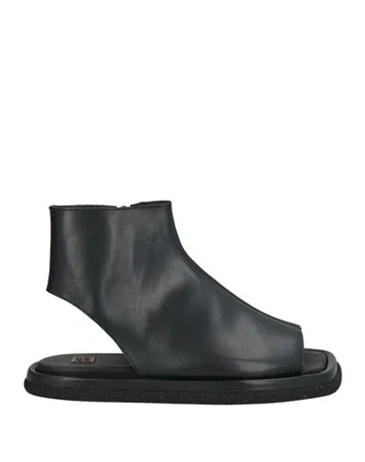Moma Woman Ankle Boots Black Size 8 Calfskin