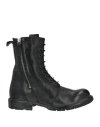 Moma Woman Ankle Boots Black Size 8 Leather