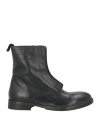 Moma Woman Ankle Boots Black Size 8 Leather