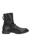Moma Woman Ankle Boots Black Size 8 Leather