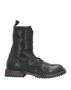 Moma Woman Ankle Boots Black Size 8 Leather