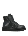 Moma Woman Ankle Boots Black Size 8 Leather In Black