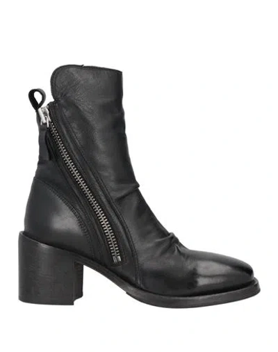 Moma Woman Ankle Boots Black Size 11 Calfskin