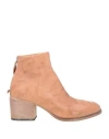Moma Woman Ankle Boots Blush Size 11 Soft Leather In Pink
